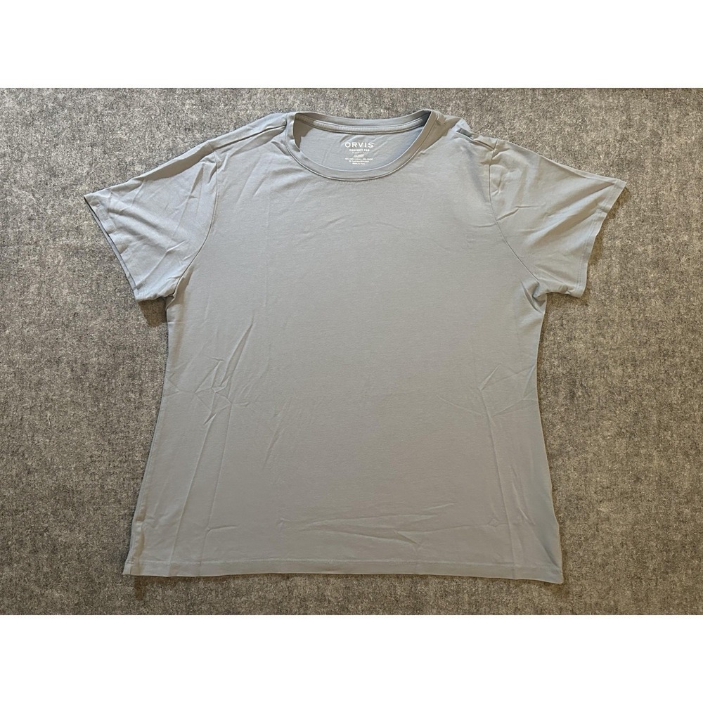 Orvis Shirt Womens XL Classic Fit Pima Modal Stretch Tee Casual Comfortable Top